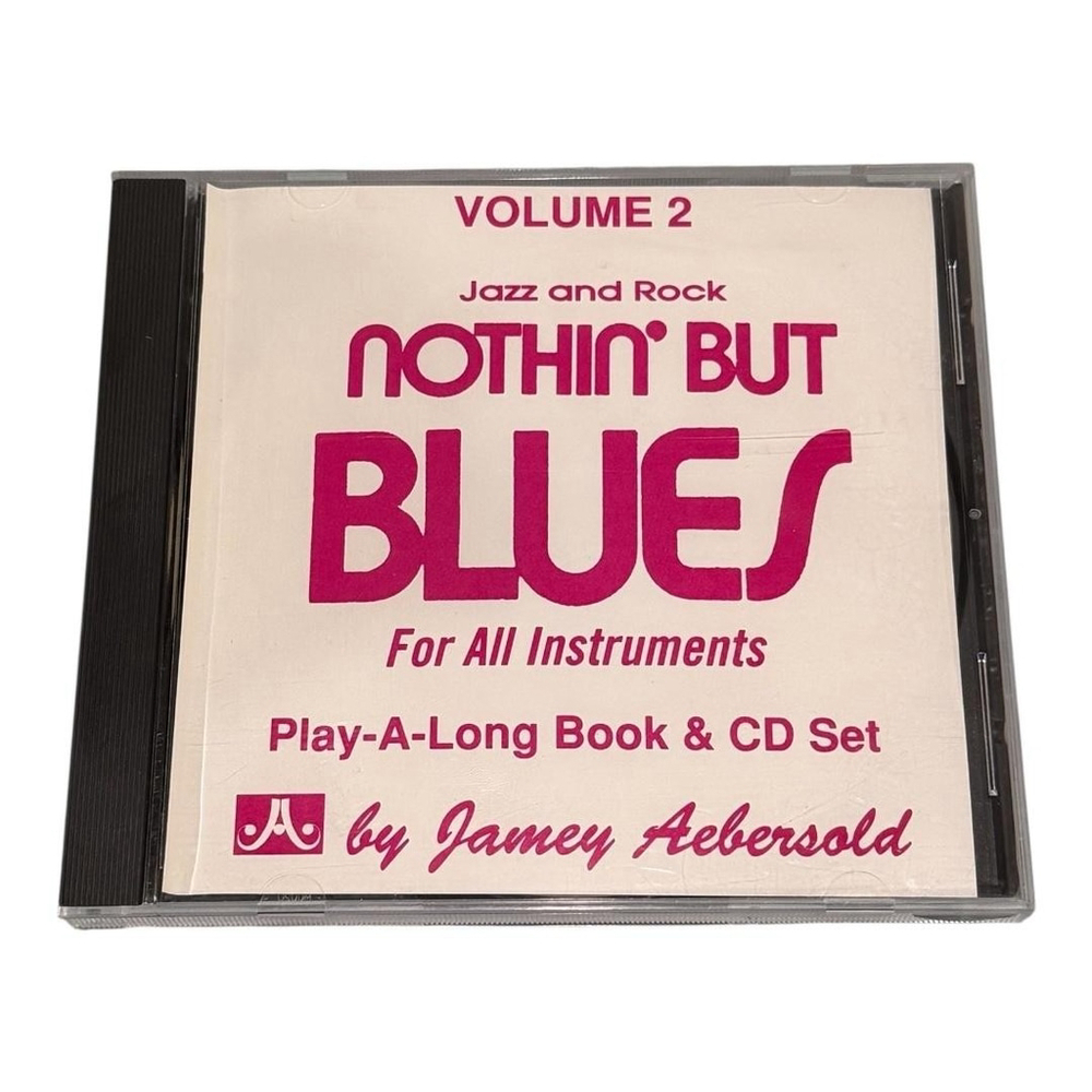 Jamey Aebersold CD Nothin' But Blues Vol 2 Jazz Rock Play-A-Long Book Set 1978